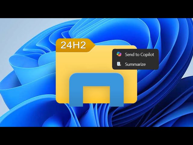 Windows 11 24H2 could integrate Copilot into the File Explorer