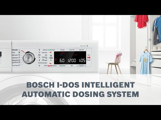 Bosch Washers IDOS Function Explained