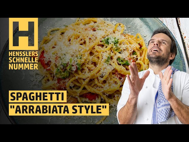 Schnelles Spaghetti „Arrabiata Style“ Rezept von Steffen Henssler