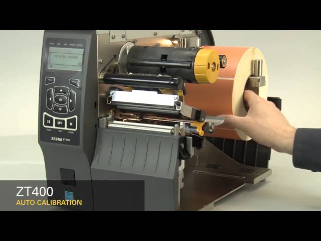 Zebra ZT410 Industrial Printer Automatic Calibration