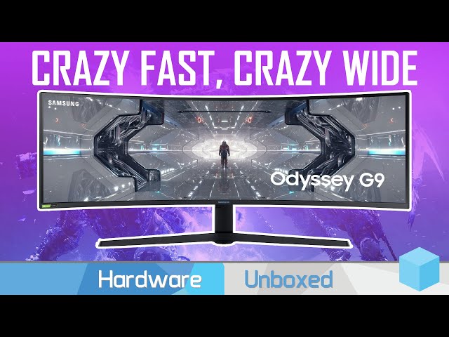 Samsung Odyssey G9 Review, The Biggest, Fastest, Craziest Monitor