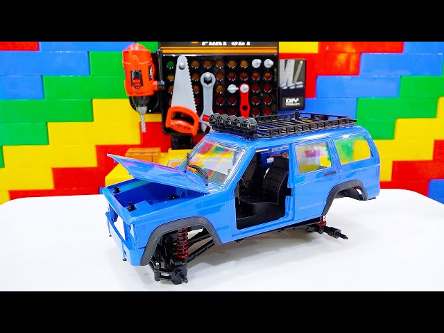 Truck Car Toy Rescue and Repair Play with Water Pool Activity