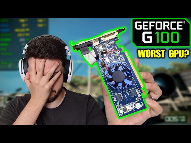 GeForce G 100 | The Slowest GPU I've ever Tested...