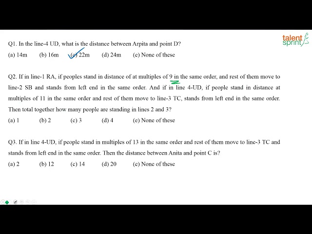 Linear Arrangement Reasoning Tricks | Reasoning Ability | Advanced Example - 28 | TalentSprint