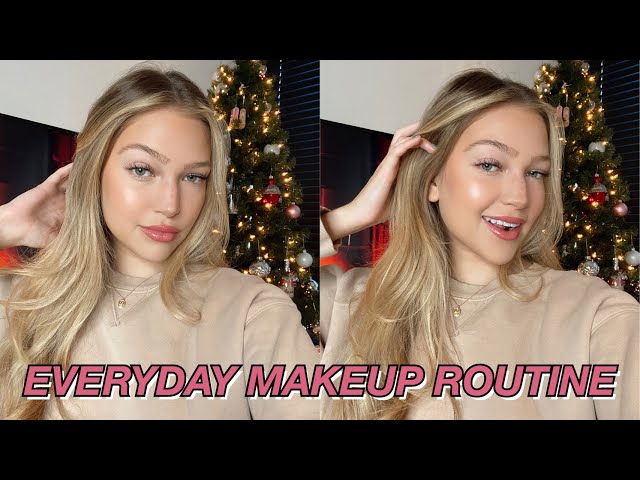 vlogmas: my everyday makeup routine 2020 | maddie cidlik