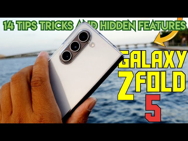 14 Tips and Tricks for the Samsung galaxy Z Folds 5 | Hidden Features!