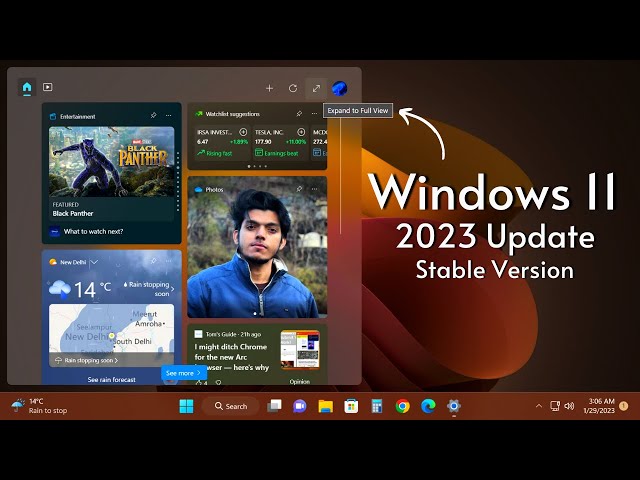Windows 11 2023 New Update — Stable Version 22H2 Download & Install
