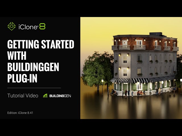 Getting Started with Modular 3D Building Generator | iClone BuilidingGen Plug-in Tutorial
