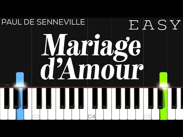 Mariage d’Amour (Chopin-Spring Waltz) - EASY Piano Tutorial