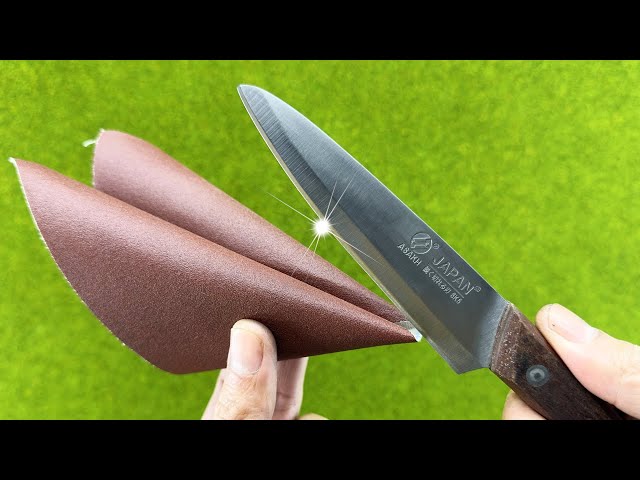 Razor Sharp! Sharpen a Knife in 3 Minutes With This Method
