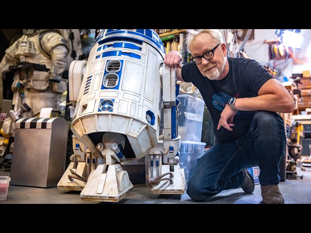 Adam Savage Rebuilds His R2-D2 Astromech Feet!
