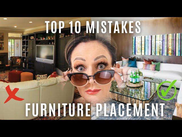10 Interior Design Mistakes You're Making | How to Arrange Your Furniture