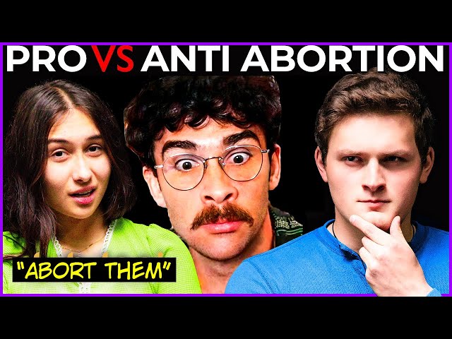 Should Men Have A Say? Pro vs Anti Abortion Teens |  HasanAbi reactss