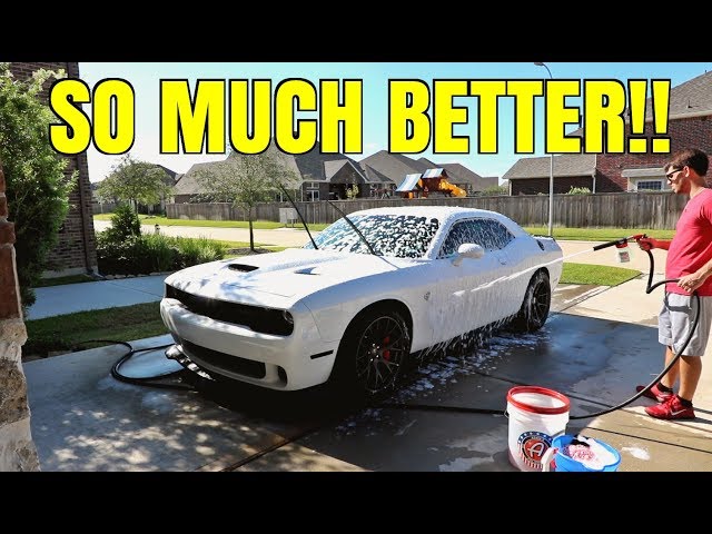 Car Wash & Paint Correction on my Dodge Challenger Hellcat