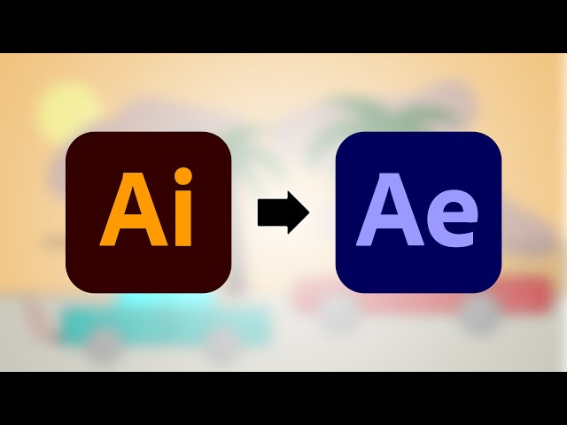Import Illustrator File to After Effects for Animation