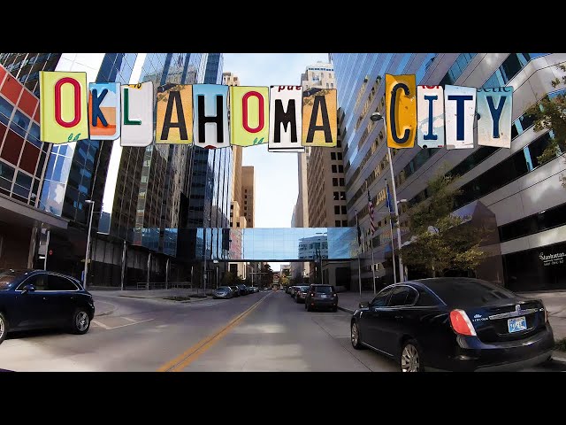 Oklahoma City 4k | Driving Downtown | Oklahoma, USA