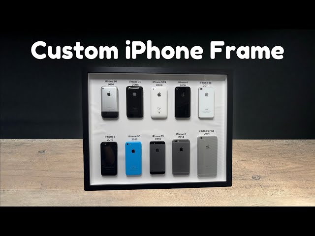 Building a Custom iPhone Display Frame