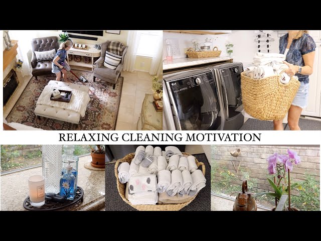 RELAXING CLEAN WITH ME | CLEANING MOTIVATION | EVERYDAY CLEANING