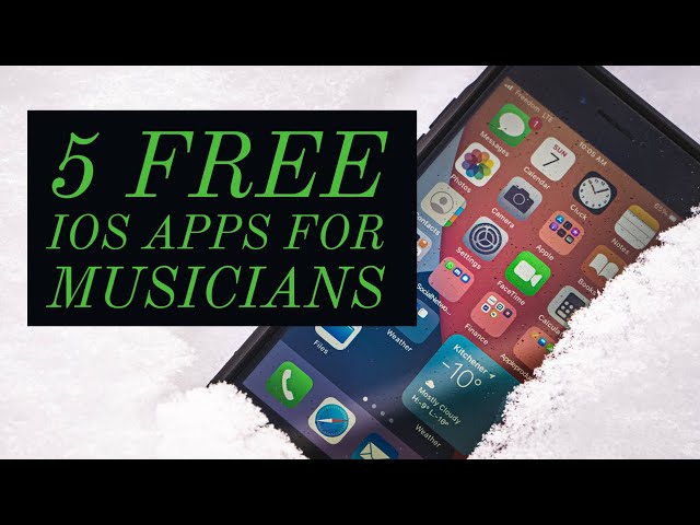 Top 5 free iOS apps for musicians