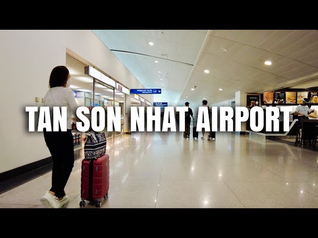 [4K] Tan Son Nhat Internation Airport Departure Walking Tour