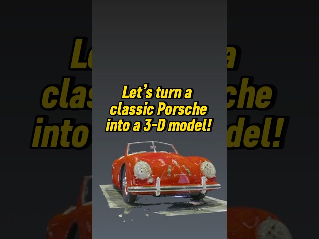 Laser Scanning a Classic Porsche!