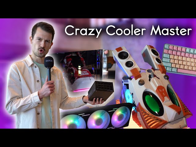 Crazy Cooler Master: Spiegel-Gehäuse, 2.800W Netzteil und 360 mm Lüfter | #ces2024