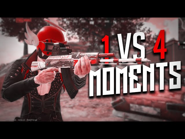 CLUTCH LIKE A MONSTER |  BEST 1 VS 4 MOMENTS BY IMMORTAL | PUBG MOBILE MONTAGE