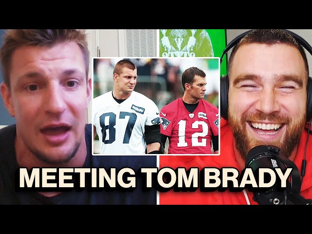 "He was kind of a d***" - Gronk on his first practice with Tom Brady