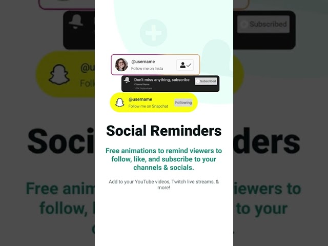 New Free Social Reminder Animations #shorts