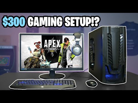 $300 FULL Gaming Setup (PC, Keyboard, Mouse, Monitor)