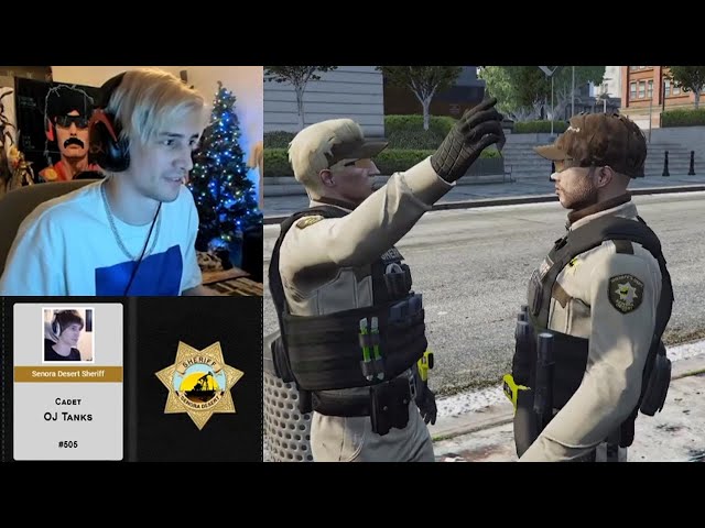 xQc is the best cop in GTA RP