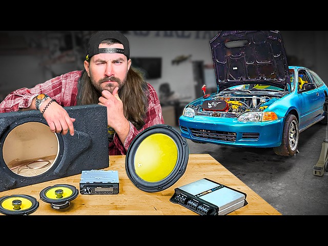 Installing a Sound System in our Civic (while it’s broken)