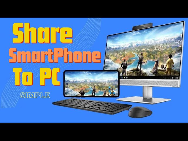 How to share Smartphone Screen on Laptop/PC | Cast Smartphone Screen on Laptop Windows 11