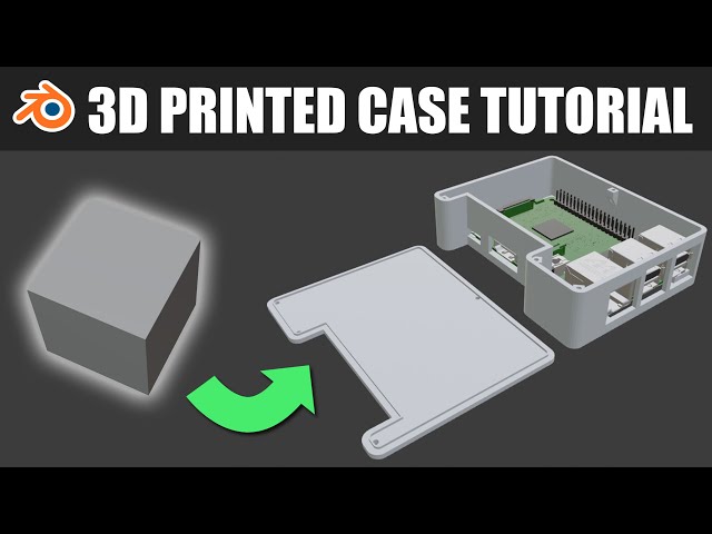 Blender Tutorial - 3D Printed Case (Workflow for Raspberry Pi, Arduino, etc)