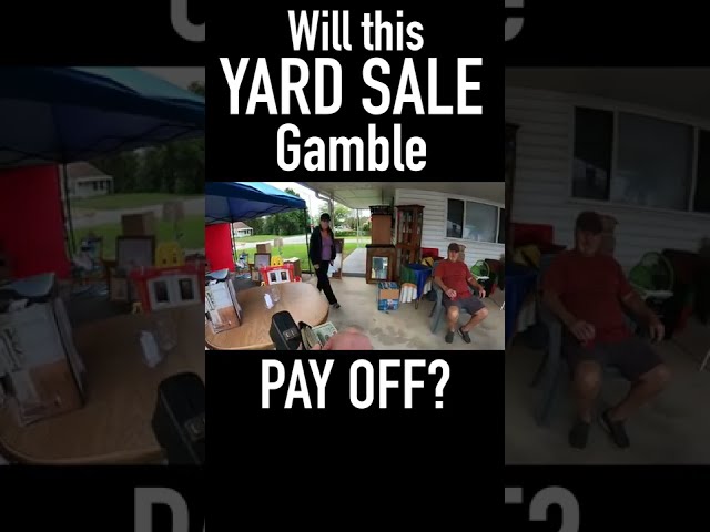 Will this YARD SALE GAMBLE pay off? #short
