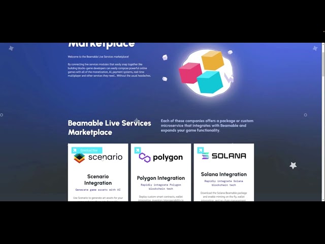 Announcing the Beamable Live Services Marketplace