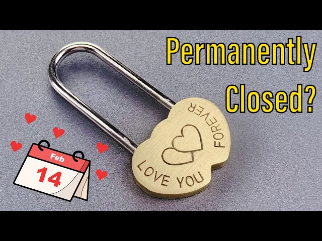 [1241] A Love Lock That Can NEVER Be Opened?!? LOL