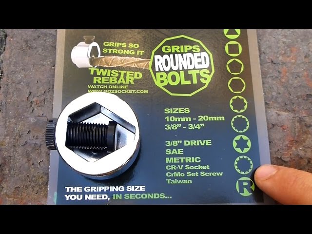 How to Remove Rounded Nuts and Bolts, Go2 Socket Review