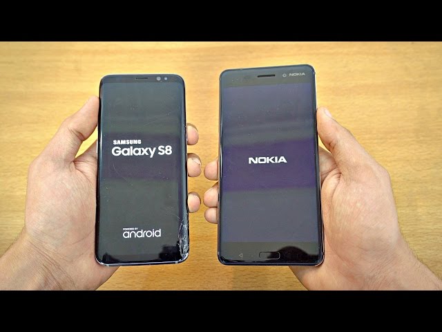 Samsung Galaxy S8 vs NOKIA 6 - Speed Test! (4K)