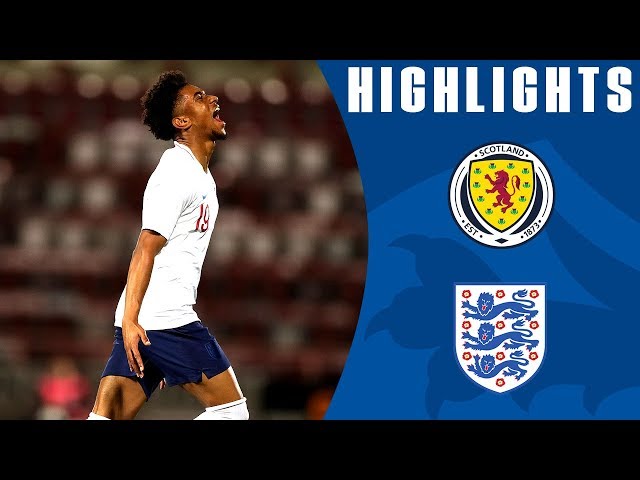 Scotland U21 0-2 England U21 | Nelson Hits Stunning Free Kick | Official Highlights