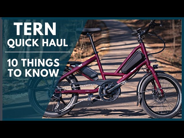 Tern Quick Haul E-Bike: Top 10 things to know