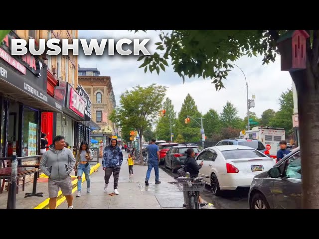 The "Gritty" Part of Brooklyn : Walking Bushwick with Some Rain in September 2022