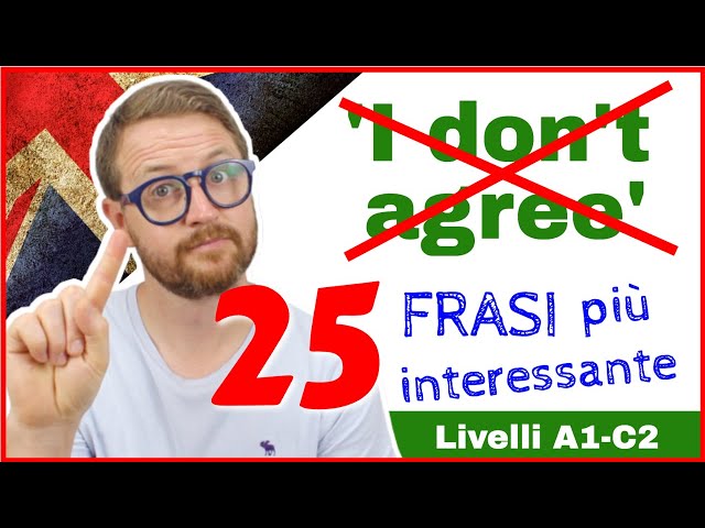 ❌🤫 25 MODI più interessante per dire 'I DON'T AGREE!' in INGLESE!🇬🇧🔥