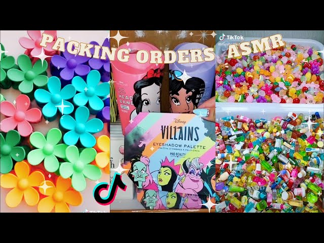 Satisfying packing orders ✨ ASMR style ✨ TikTok compilation #25 #asmr #packingorders #smallbusiness