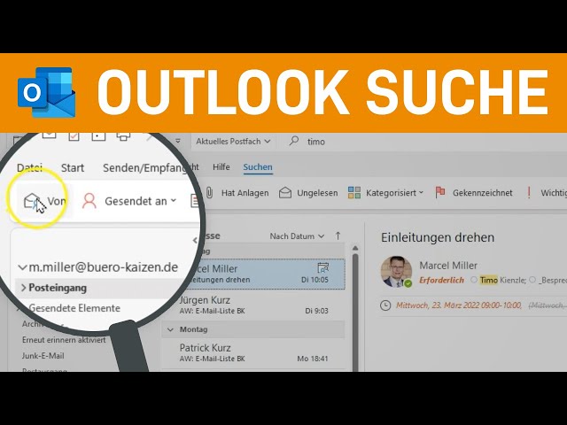 🔎 Outlook-Suchfunktion: Jede E-Mail in 10s finden!