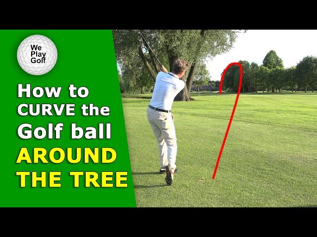 How to curve the golf ball around a tree - from right to left