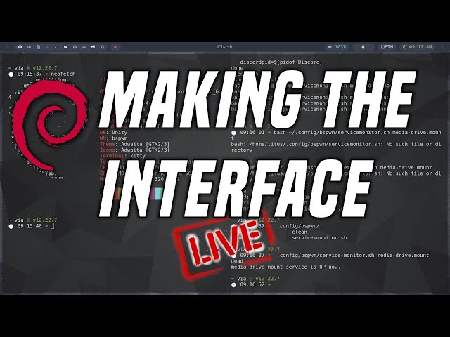 🔴 Live - Building a New Linux Experience - The Complete Interface