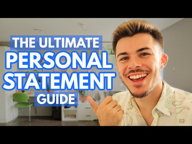 how to write the PERFECT personal statement for top universities!!!