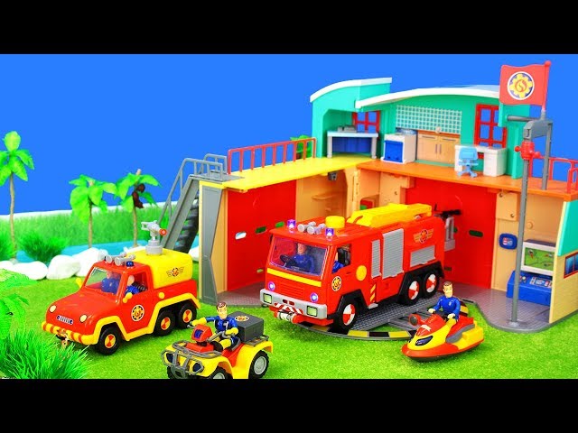 Feuerwehrmann Sam Spielzeug und Feuerwehrautos | Pontypandy Feuerwacht Unboxing Episode für Kinder