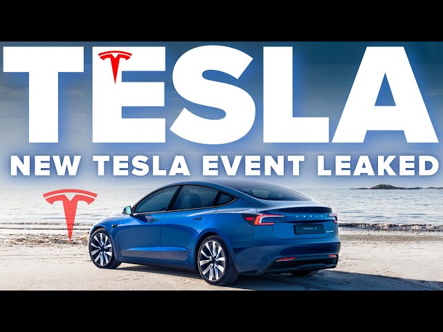 NEW Tesla Launch Event LEAKED | Full Unreleased Photos